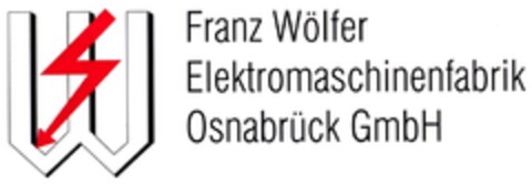 W Franz Wölfer Elektromaschinenfabrik Osnabrück GmbH Logo (DPMA, 01/07/2010)