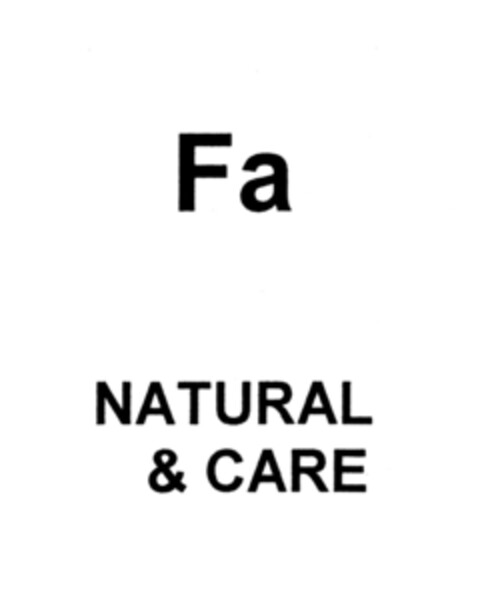 Fa NATURAL & CARE Logo (DPMA, 08.04.2011)