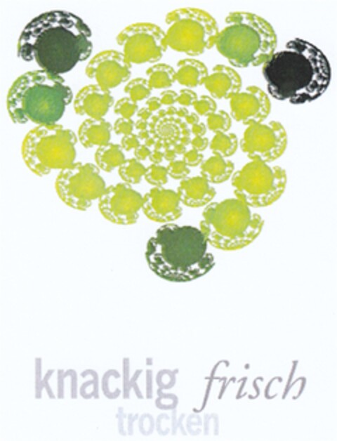 knackig frisch trocken Logo (DPMA, 18.07.2011)