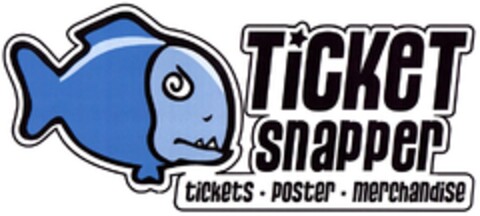 TiCKeT snapper tickets poster merchandise Logo (DPMA, 29.03.2012)