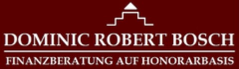 DOMINIC ROBERT BOSCH FINANZBERATUNG AUF HONORARBASIS Logo (DPMA, 25.04.2014)