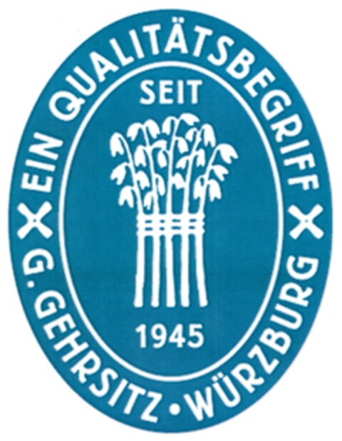 EIN QUALITÄTSBEGRIFF G. GEHRSITZ WÜRZBURG Logo (DPMA, 08.09.2014)