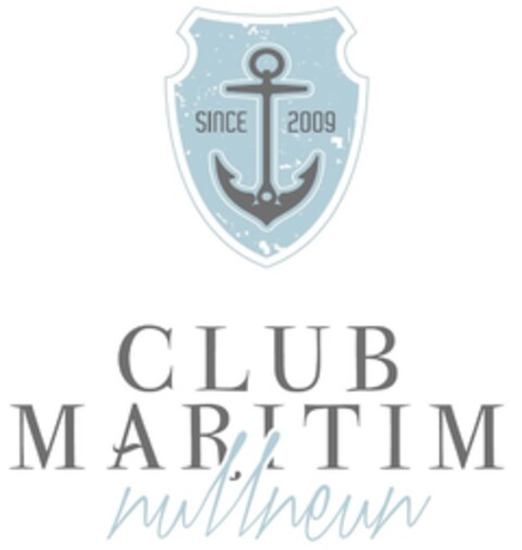 Club Maritim nullneun since 2009 Logo (DPMA, 16.11.2015)