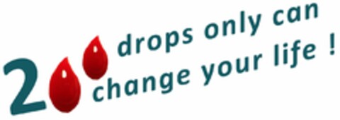 drops only can change your life ! Logo (DPMA, 05/28/2019)