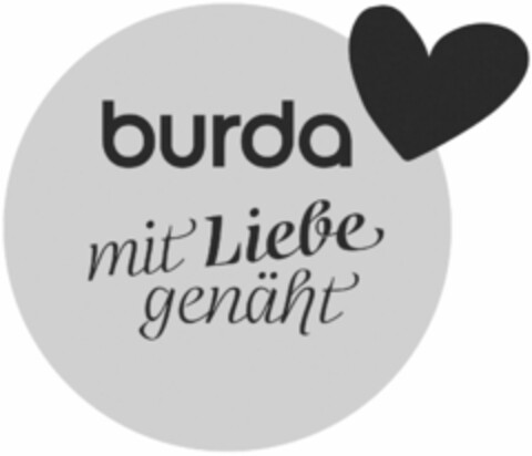 burda mit Liebe genäht Logo (DPMA, 06/16/2021)