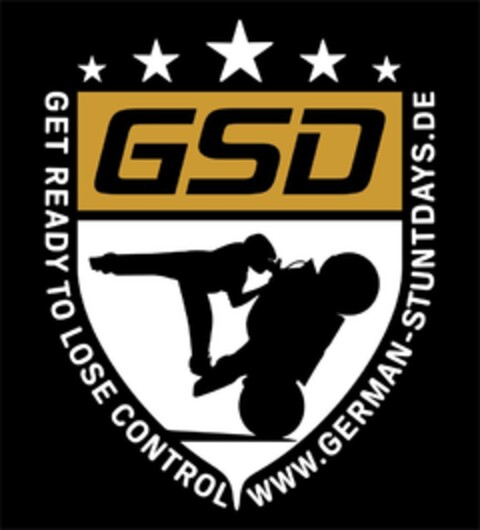 GSD GET READY TO LOSE CONTROL WWW.GERMAN-STUNTDAYS.DE Logo (DPMA, 20.01.2021)