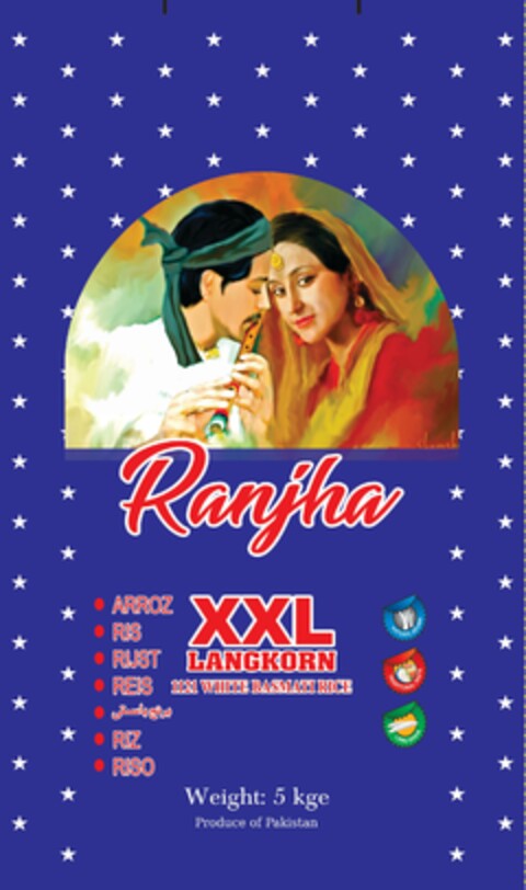 RANJHA basmati Reis Logo (DPMA, 10.05.2021)