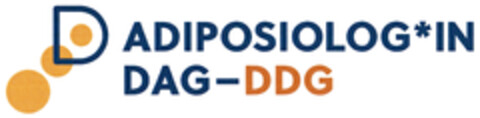 D ADIPOSIOLOG*IN DAG-DDG Logo (DPMA, 04/19/2024)