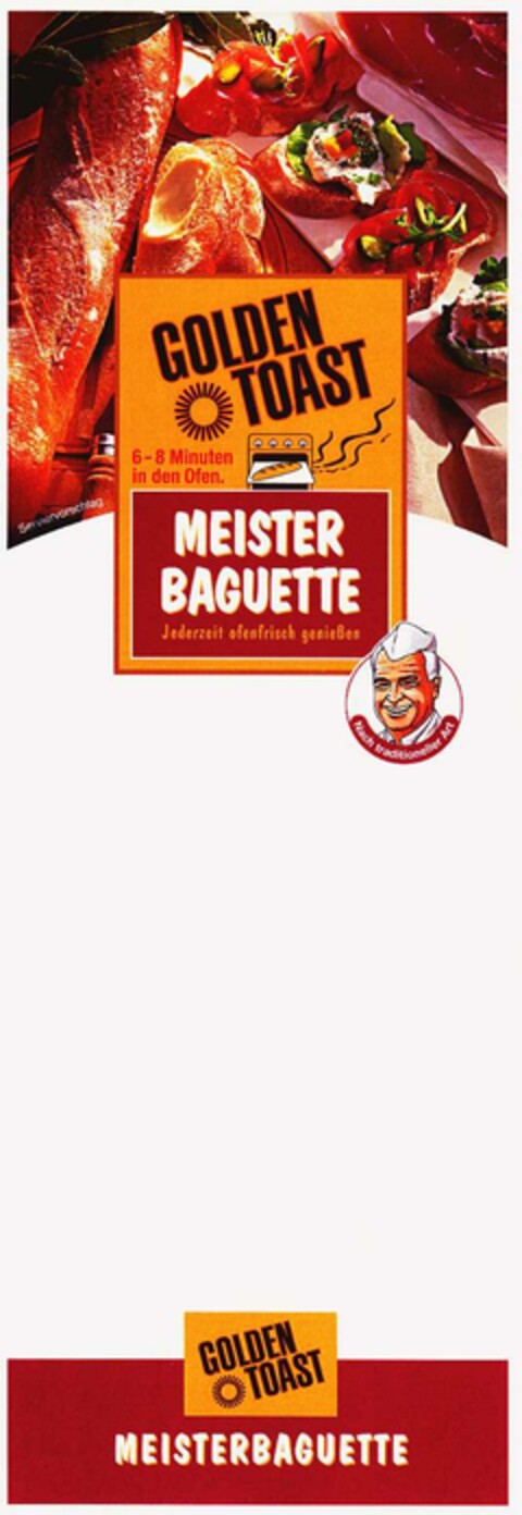 GOLDEN TOAST MEISTERBAGUETTE Logo (DPMA, 03/25/2003)