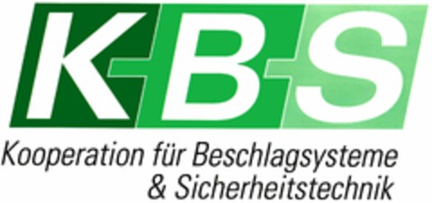 KBS Kooperation für Beschlagsysteme & Sicherheitstechnik Logo (DPMA, 06/23/2005)
