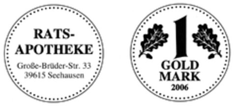 GOLDMARK RATS-APOTHEKE Logo (DPMA, 26.03.2007)