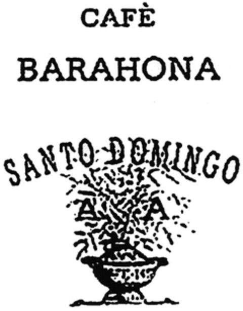 CAFÈ BARAHONA SANTO DOMINGO Logo (DPMA, 26.07.2007)