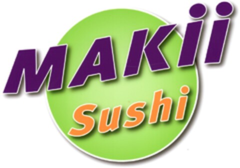 MAKii Sushi Logo (DPMA, 08/13/2007)