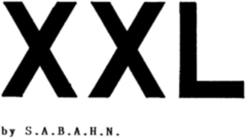 XXL by S.A.B.A.H.N. Logo (DPMA, 30.01.1996)