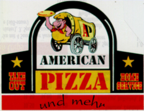 AMERICAN PIZZA und mehr Logo (DPMA, 07/24/1996)