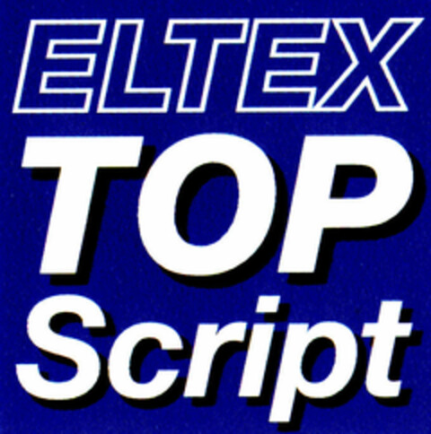 ELTEX TOP Script Logo (DPMA, 10/19/1996)