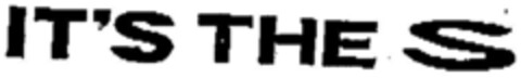 IT'S THE S Logo (DPMA, 14.11.1997)