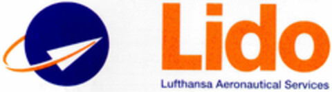 Lido Lufthansa Aeronautical Services Logo (DPMA, 28.04.1998)