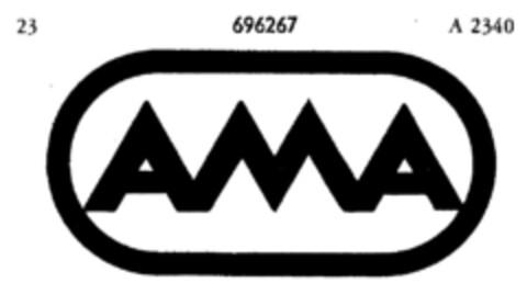 AMA Logo (DPMA, 14.08.1952)