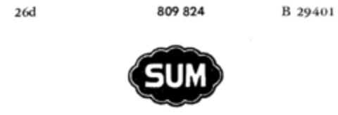 SUM Logo (DPMA, 14.06.1963)