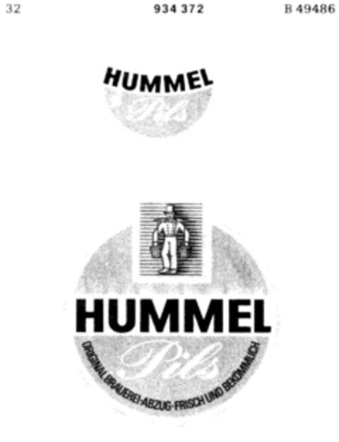 HUMMEL Pils Logo (DPMA, 07.11.1972)