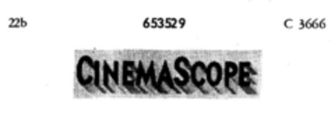 CINEMASCOPE Logo (DPMA, 16.06.1953)