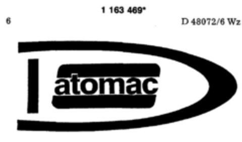 Datomac Logo (DPMA, 13.06.1990)