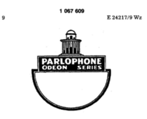PARLOPHONE ODEON SERIES Logo (DPMA, 03/02/1984)