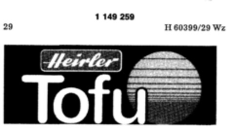 Heirler Tofu Logo (DPMA, 18.10.1988)