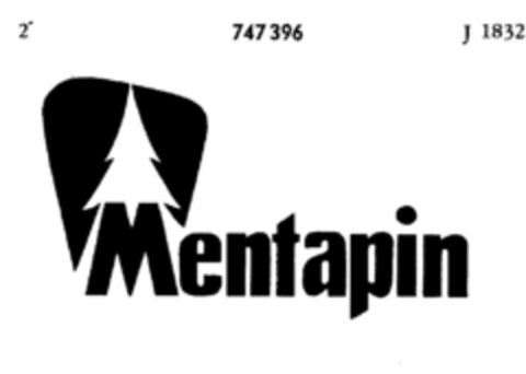 Mentapin Logo (DPMA, 11.11.1955)