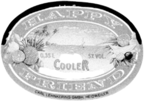 HAPPY FRIEND COOLER Logo (DPMA, 09.05.1986)