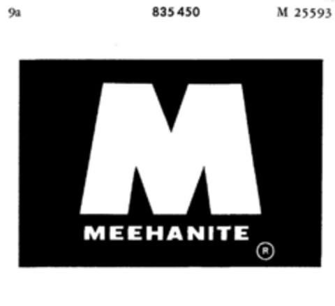 M MEEHANITE Logo (DPMA, 20.01.1966)