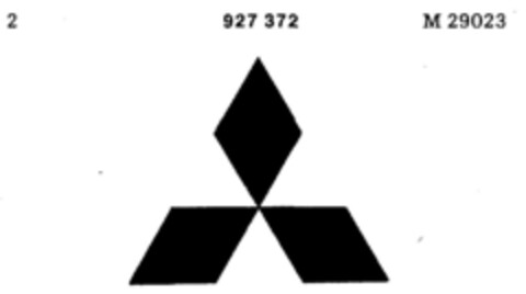 927372 Logo (DPMA, 09.02.1968)