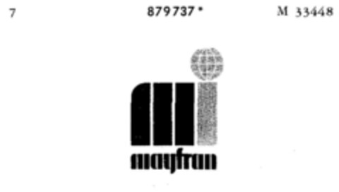 mi mayfran Logo (DPMA, 03.11.1970)