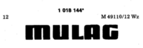 mULAG Logo (DPMA, 16.12.1980)