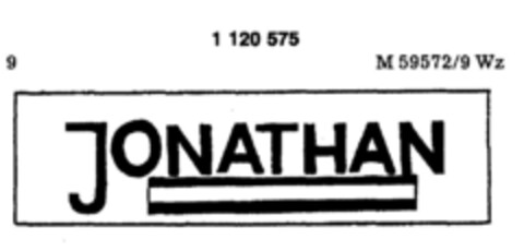 JONATHAN Logo (DPMA, 10.11.1986)