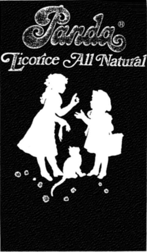 PANDA LICORICE ALL NATURAL Logo (DPMA, 30.12.1989)