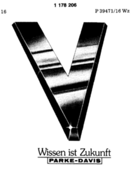 V Wissen ist Zukunft PARKE-DAVIS Logo (DPMA, 30.04.1990)