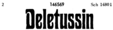 Deletussin Logo (DPMA, 24.05.1911)