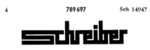 schreiber Logo (DPMA, 02.10.1962)