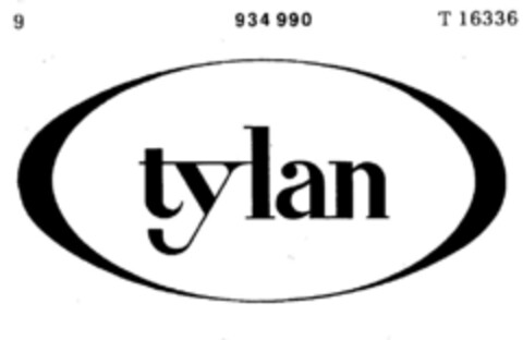 tylan Logo (DPMA, 26.07.1974)