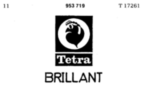 Tetra BRILLANT Logo (DPMA, 03/31/1976)