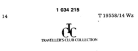 TCC TRAVELLER`S CLUB COLLECTION Logo (DPMA, 13.06.1979)