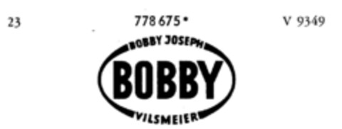 BOBBY BOBBY JOSEPH VILSMEYER Logo (DPMA, 12.07.1963)