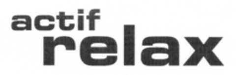 actif relax Logo (DPMA, 03/05/2009)