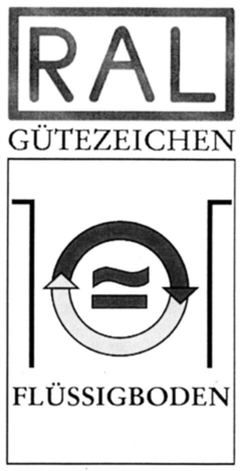 RAL GÜTEZEICHEN FLÜSSIGBODEN Logo (DPMA, 11/02/2010)