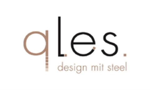 qLes. design mit steel Logo (DPMA, 07/14/2015)