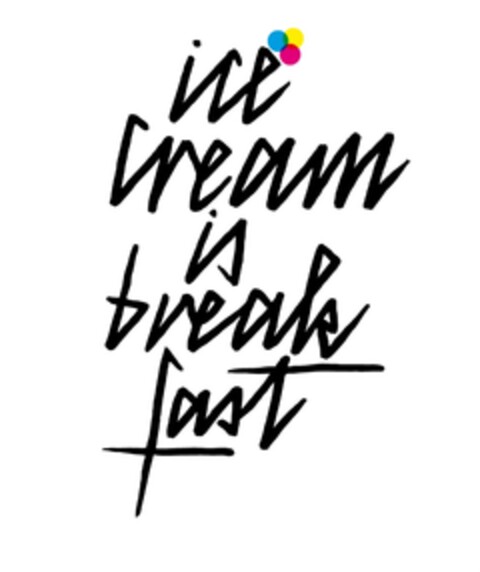 icecream is breakfast Logo (DPMA, 22.09.2015)