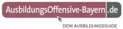 AusbildungsOffensive-Bayern.de DEIN AUSBILDUNGSGUIDE Logo (DPMA, 07.05.2018)