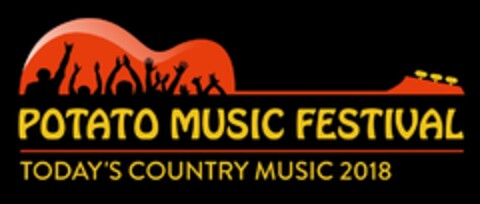 POTATO MUSIC FESTIVAL TODAY'S COUNTRY MUSIC 2018 Logo (DPMA, 09.08.2018)